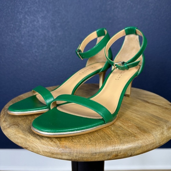 Talbots Trulli Ankle-Strap Sandals, New, Orchard Green, Size 9.5 - Picture 1 of 10